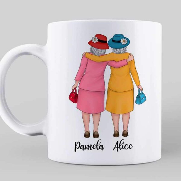 Beautiful Old Besties Personalized Mug Hot on Sale - Image 2