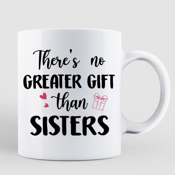 Sitting Doll Besties Under Pink Heart Tree Personalized Mug Online - Image 2
