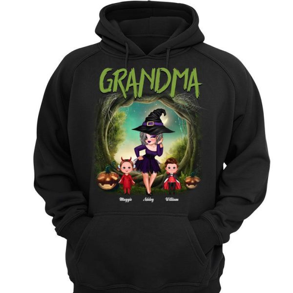 Halloween Canopy Grandma Grandkids Personalized Shirt Online - Image 3