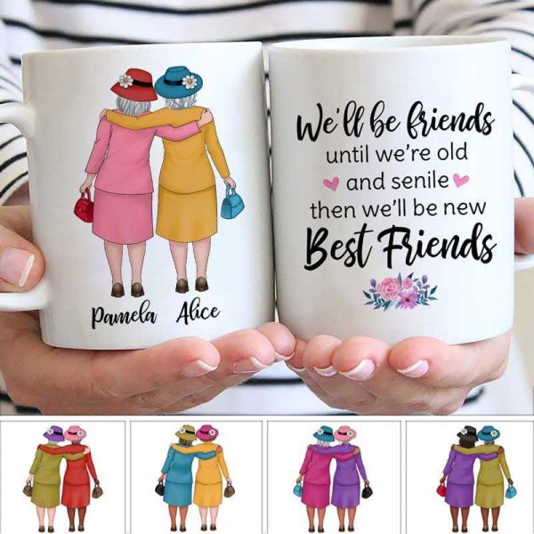 Beautiful Old Besties Personalized Mug Hot on Sale