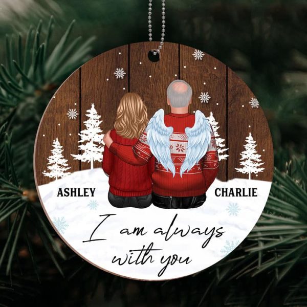 Snow Wood Always With You Personalized Wooden Ornament Cheap - Image 3