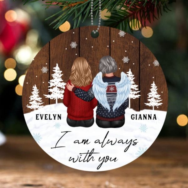 Snow Wood Always With You Personalized Wooden Ornament Cheap - Image 4