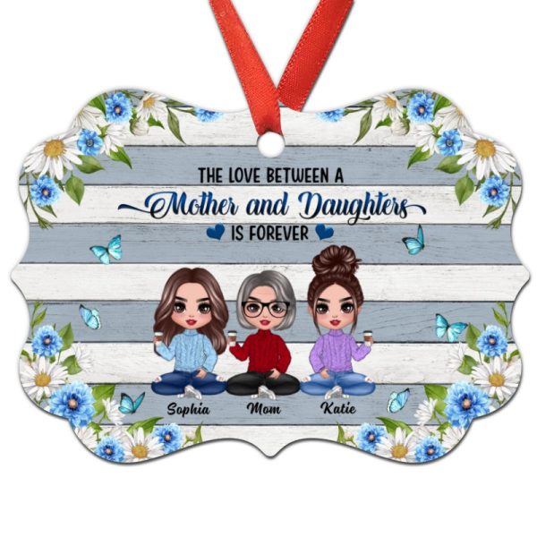 Flower Doll Mother And Daughters Personalized Christmas Ornament For Discount - Image 3