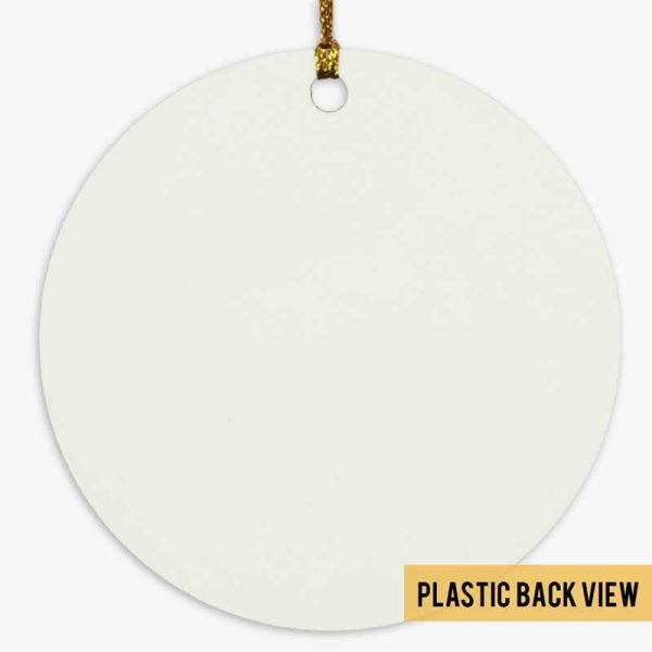 Red Plaid Long Distance Doll Besties Personalized Circle Ornament Fashion - Image 4