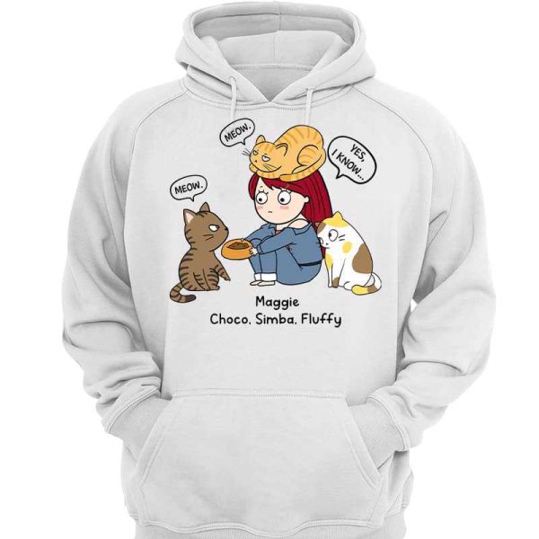 Cat Mom Yes I Know Funny Personalized Shirt Online Hot Sale - Image 3