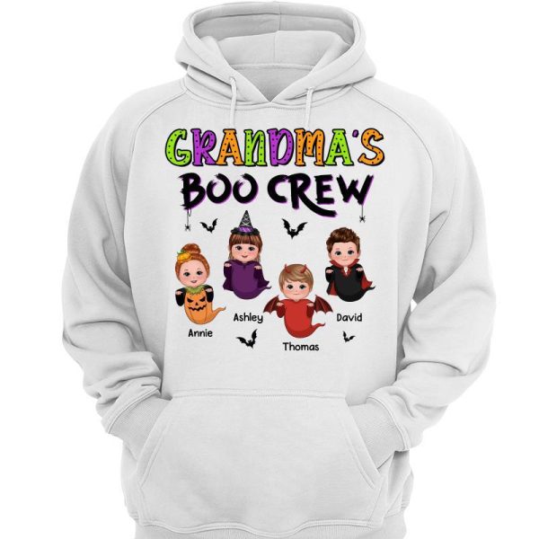 Mom Grandma‘s Boo Crew Halloween Doll Kid Personalized Shirt Online Sale - Image 3