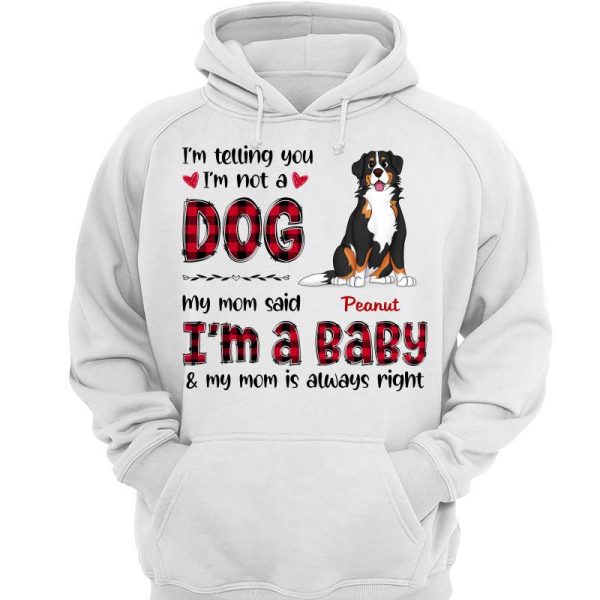 Cute Sitting Dog I‘m A Baby Personalized Shirt Hot on Sale - Image 3