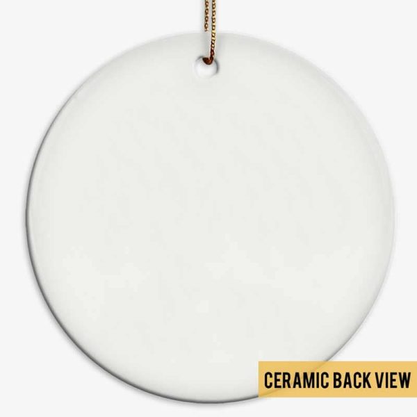 Doll Girl Dog Mom In Car Personalized Circle Ornament For Cheap - Image 3