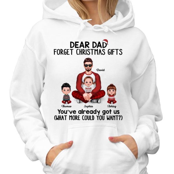 Dear Dad We‘re Your Gift Christmas Personalized Shirt Supply - Image 4