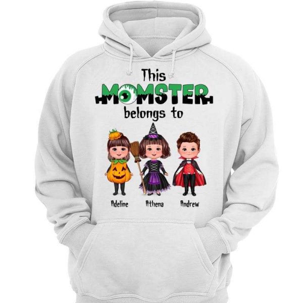 Momster Dadcula Halloween Doll Kids Personalized Shirt (Sold Individually) Online - Image 3