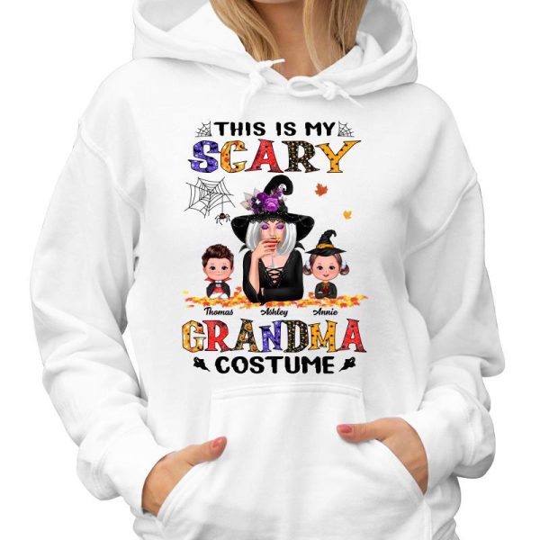 Halloween Pattern Grandma Witch Personalized Shirt For Cheap - Image 4