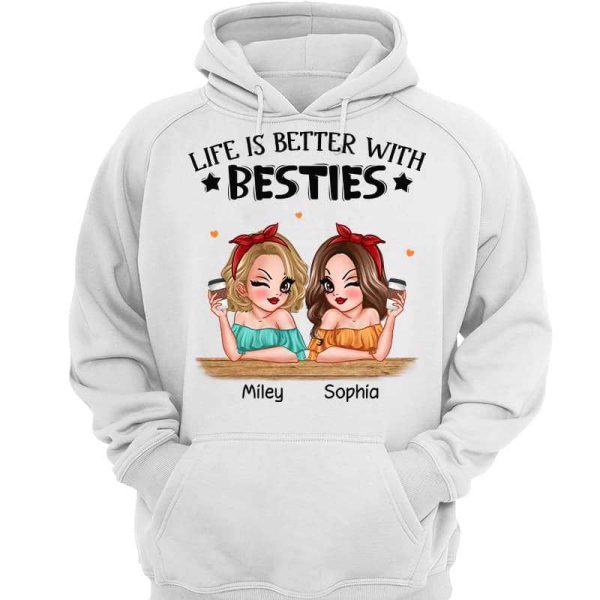 Life Is Better With Besties Pretty Girls Personalized Shirt Supply - Image 3