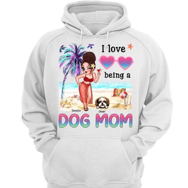 Summer I Love Being A Dog Mom Pretty Woman Personalized Shirt Online - Image 3