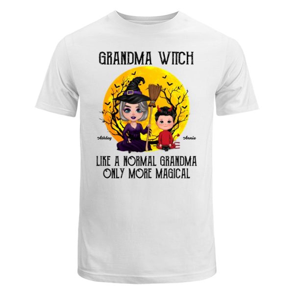 Doll Grandma Witch Like Normal Grandma Only More Magical Personalized Shirt Online - Image 5