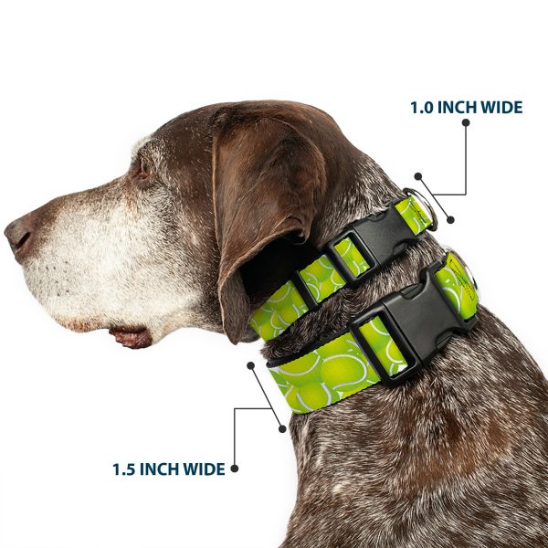 Plastic Clip Collar - Tennis Balls Stacked on Sale - Image 2
