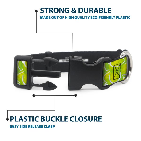 Plastic Clip Collar - Tennis Balls Stacked on Sale - Image 4