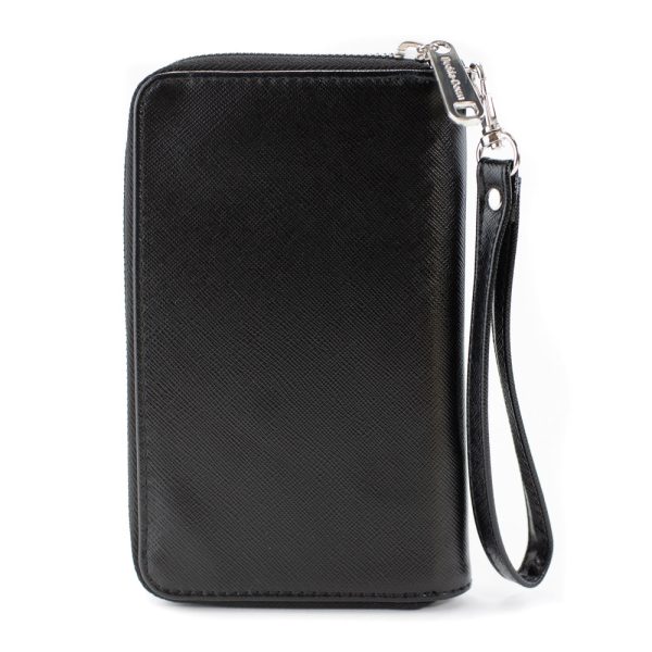 PU Zip Around Wallet Rectangle - Mickey Mouse Pride Ears Icon Rays Multi Color White Supply - Image 5